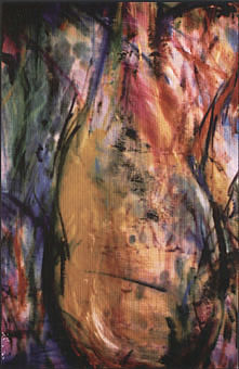 S/T (materia viva) - óleo sobre lienzo, 90x55,5cms, 2002