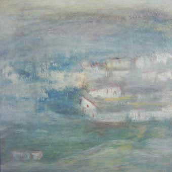 niebla - acrílico sobre tela, 60x60cms, 2006